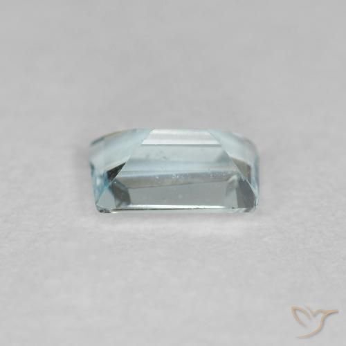 Água-marinha Azul Aqua claro Natural 0.33ct, baguete, VVS-VS