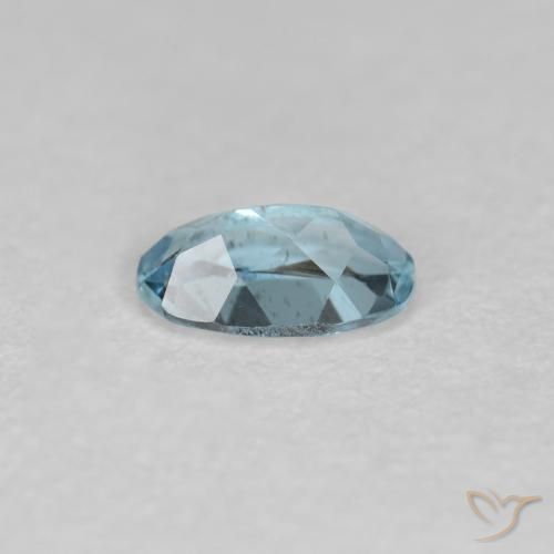 água-marinha Azul médio Natural 0.23ct, Corte Oval, VVS-VS