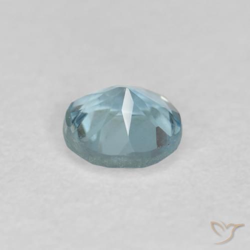 Água-marinha Céu azul Natural 0.18ct, Redondo, VVS-VS