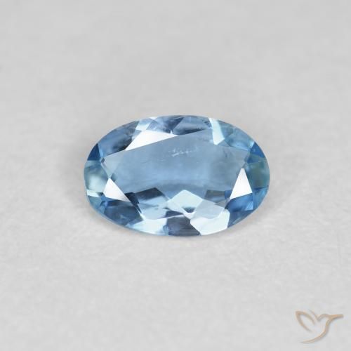 0.26ct Natural Bebê azul Água-marinha, oval, VS, Photo A