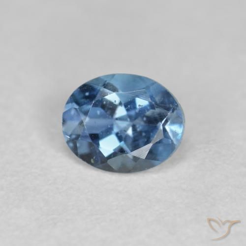 Água-marinha Azul profundo Natural 0.31ct, oval, VS