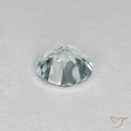 Água-marinha Azul Aqua claro Natural 0.33ct, Redondo, VVS-VS