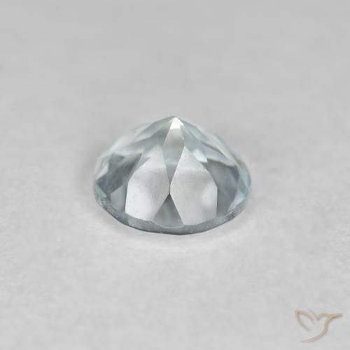 Água-marinha Azul pálido Natural 0.41ct, Redondo, VVS-VS