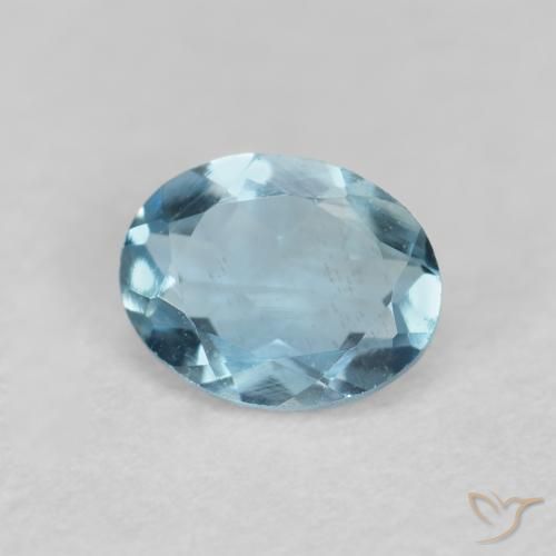 Água-marinha Azul Aqua Profundo Natural 0.29ct, oval, VVS-VS