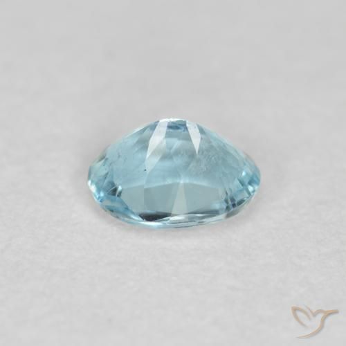 Água-marinha Azul Aqua claro Natural 0.30ct, oval, VS-SI