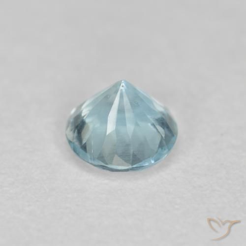 Água-marinha Bebê azul Natural 0.31ct, Redondo, VS-SI