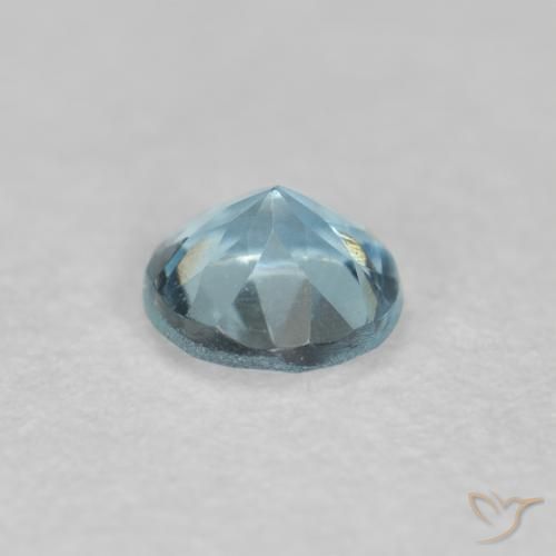 Água-marinha Azul Maya Claro Natural 0.19ct, Redondo, VS