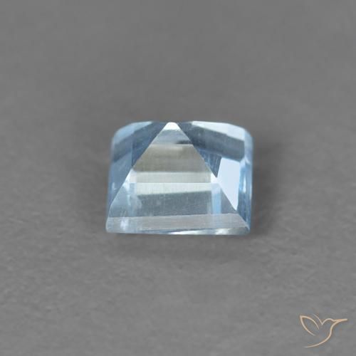 Água-marinha Azul Maia Natural 0.17ct, Quadrado, VS