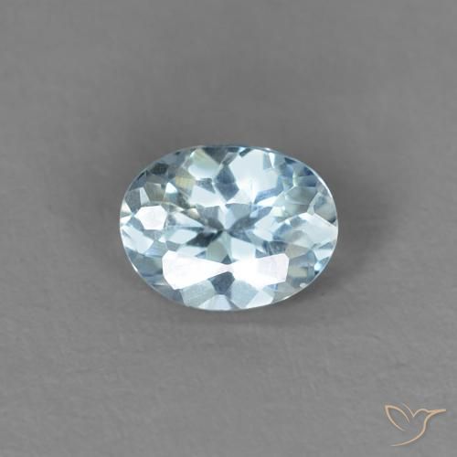 0.23ct Natural Bebê azul Água-marinha, oval, VS