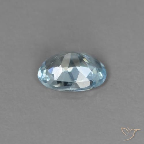 Água-marinha Bebê azul Natural 0.23ct, oval, VS