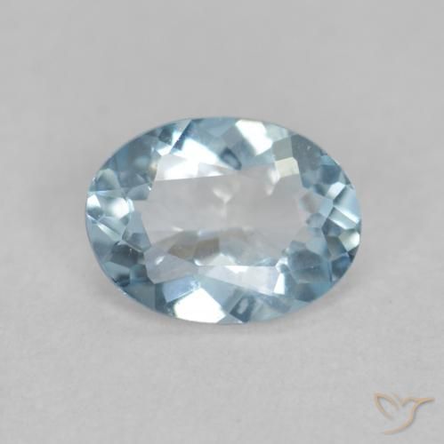 0.27ct Natural Bebê azul Água-marinha, oval, VS, Photo A