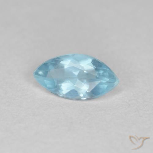 0.33ct Natural Bebê azul Água-marinha, Marquesa, VS, Photo A