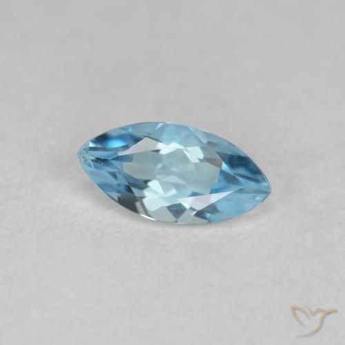 Água-marinha Céu azul Natural 0.24ct, Marquesa, VS