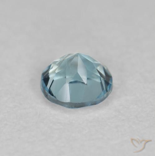 água-marinha Azul claro Natural 0.18ct, Corte Redondo, VS