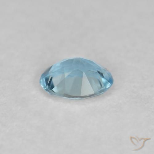 Água-marinha Azul Suíço Natural 0.14ct, oval, VS