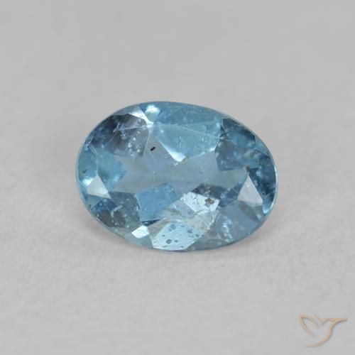 Água-marinha Azul Azure Profundo Natural 0.25ct, oval, VS-SI