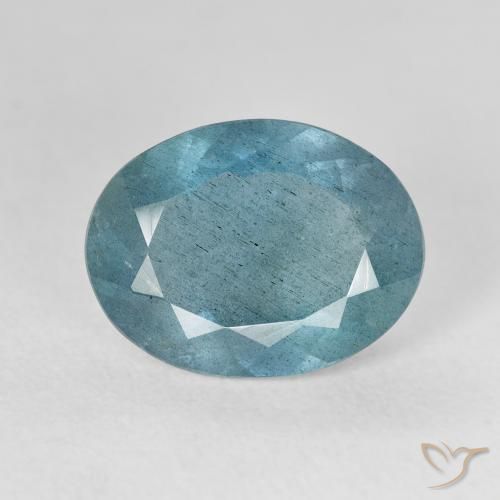 Água-marinha Light Bluish Turquoise Natural 5.00ct, oval, VS-SI
