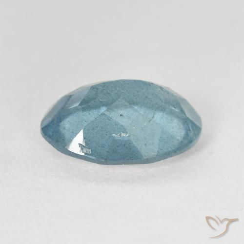 Água-marinha Azul Esverdeado Claro Natural 4.03ct, oval, VS-SI