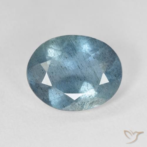 Água-marinha Azul profundo Natural 3.75ct, oval, VS-SI