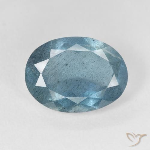 5.15ct Natural Azul claro verde Água-marinha, oval, VS-SI