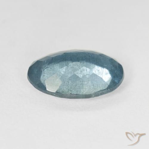 Água-marinha Verde azulado Natural 3.43ct, oval, VS-SI