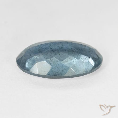 Água-marinha Azul claro verde Natural 5.79ct, oval, VS-SI