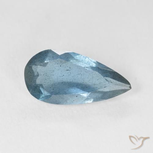 2.35ct Natural Azul Aqua claro Água-marinha, Formato de pêra, VS-SI