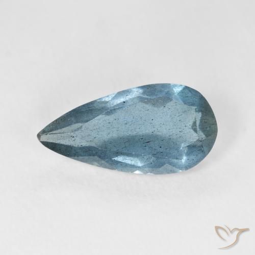 Água-marinha Azul Aqua claro Natural 2.35ct, Formato de pêra, VS-SI