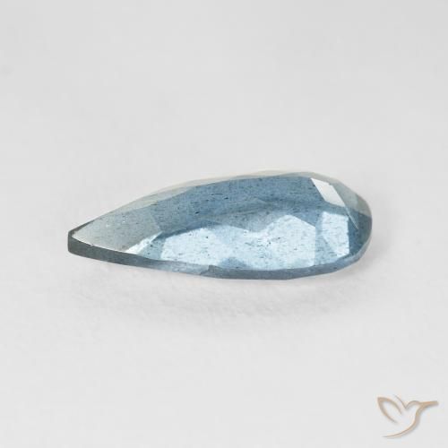 Água-marinha Azul Aqua claro Natural 2.35ct, Formato de pêra, VS-SI