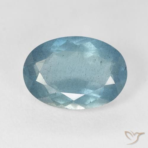 5.24ct Natural Azul Esverdeado Claro Água-marinha, oval, VS-SI, Photo A