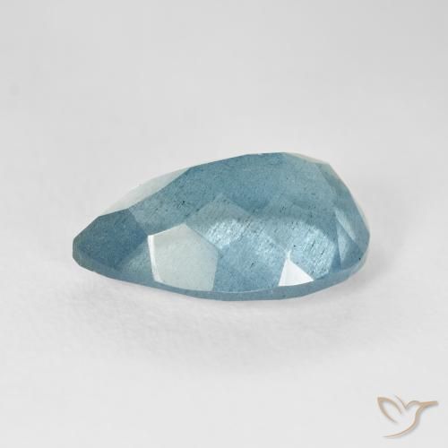 Água-marinha Azul claro Natural 5.16ct, Formato de pêra, VS-SI