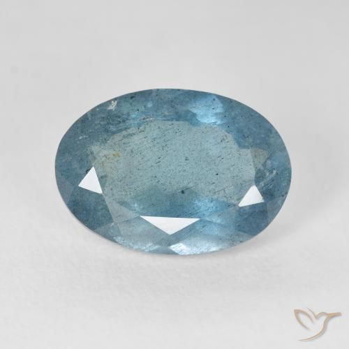 5.63ct Natural Azul claro Água-marinha, oval, VS-SI