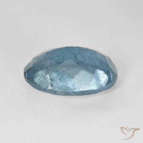 Água-marinha Azul claro Natural 5.63ct, oval, VS-SI