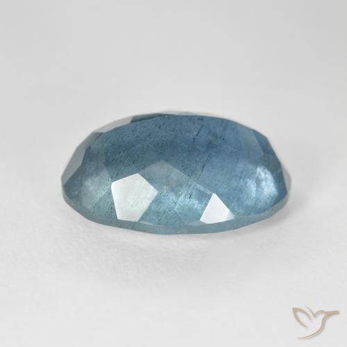 Água-marinha Azul claro Natural 9.08ct, oval, VS-SI