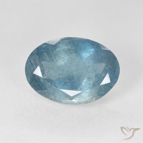 5.28ct Natural Azul claro Água-marinha, oval, VS-SI