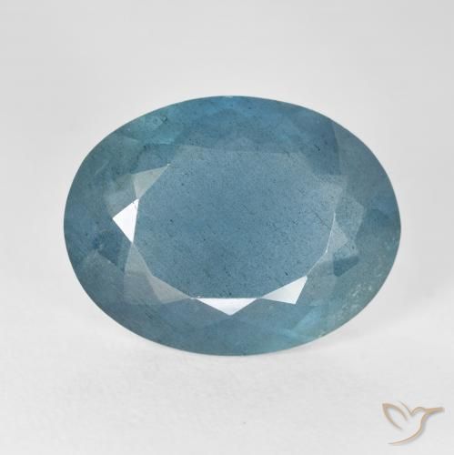 12.80ct Natural Azul-esverdeado Água-marinha, oval, VS-SI