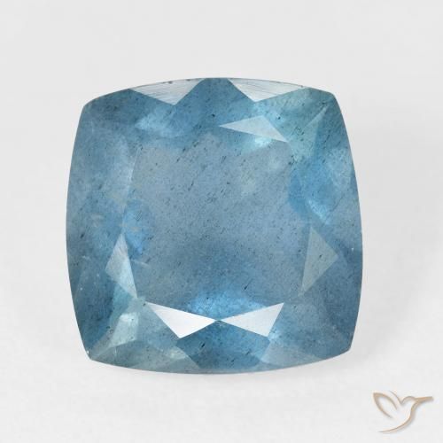 6.26ct Natural Verde azulado Água-marinha, Almofada, VS-SI