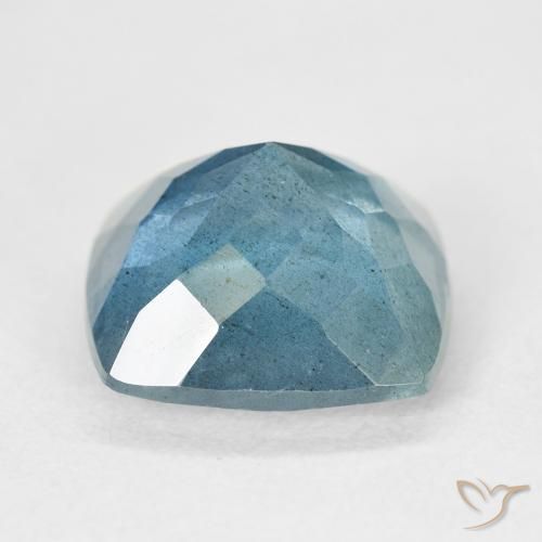 Água-marinha Verde azulado Natural 6.26ct, Almofada, VS-SI