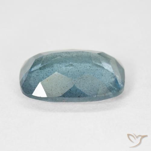 Água-marinha turquesa natural 5,26ct, almofada cortada, VS-SI