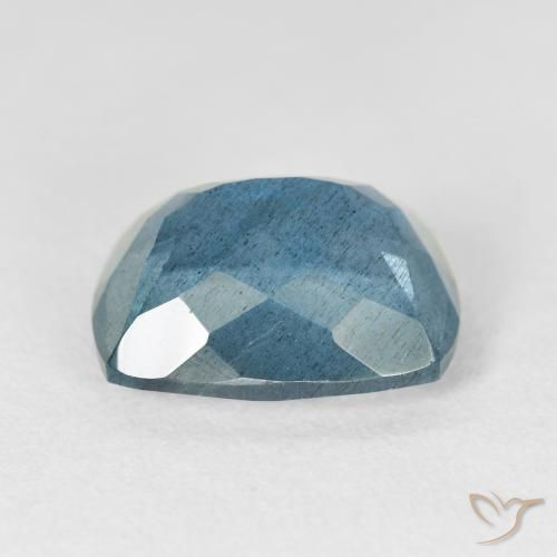 Água-marinha turquesa natural 6,54ct, almofada cortada, VS-SI