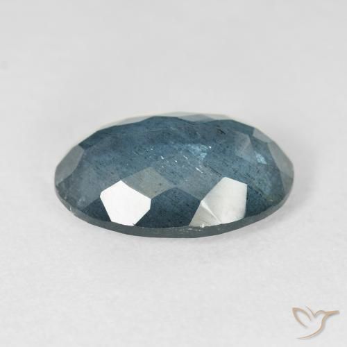 Água-marinha turquesa natural 5,19ct, corte oval, translúcido