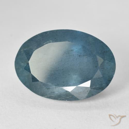 14.32ct azul água-marinha, oval, VS-SI