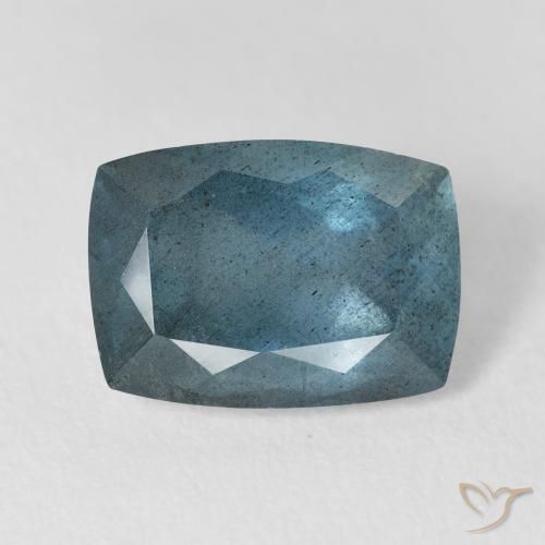 5.68ct azul água-marinha, almofada, VS-SI