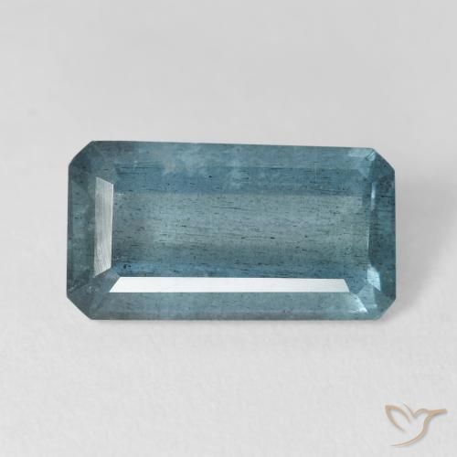 Água-marinha Aqua Blue Natural 6.79ct, Corte Octógono / Esmeralda, VS-SI
