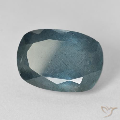 Água-marinha azul natural 9,84ct, almofada cortada, VS-SI