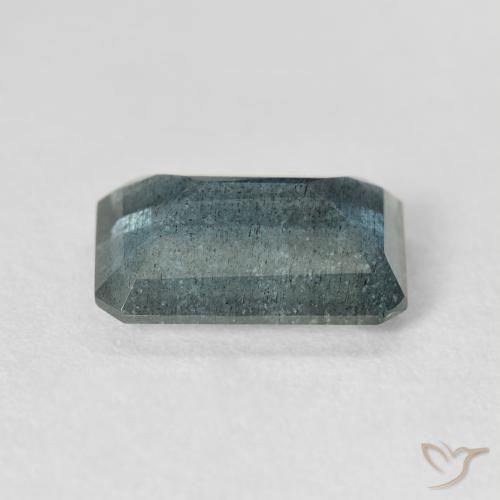 Água-marinha azul natural 4,25ct, corte esmeralda, VS-SI
