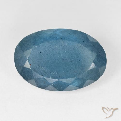 13.16ct Natural Azul marinho profundo Água-marinha, oval, VS-SI