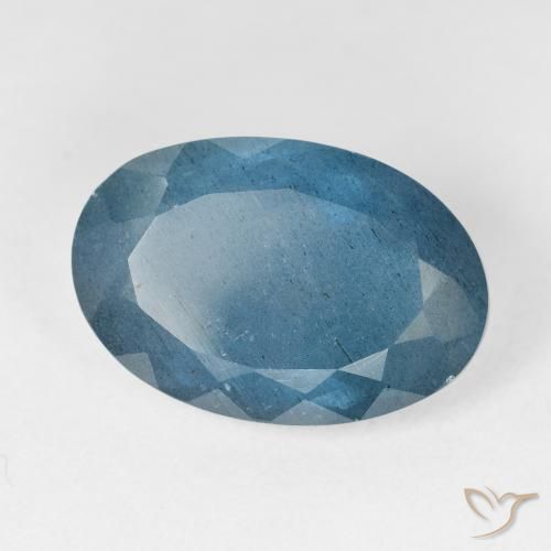 Água-marinha Azul marinho profundo Natural 13.16ct, oval, VS-SI