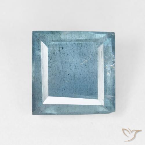 4.70ct Natural Azul claro Água-marinha, Quadrado, VS-SI, Photo A