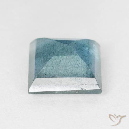 Água-marinha Azul claro Natural 4.70ct, Quadrado, VS-SI